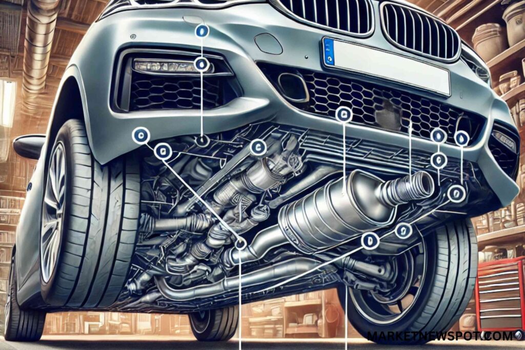 2018 BMW M550xi O2 Sensor Location